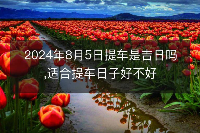 2024年8月5日提车是吉日吗,适合提车日子好不好