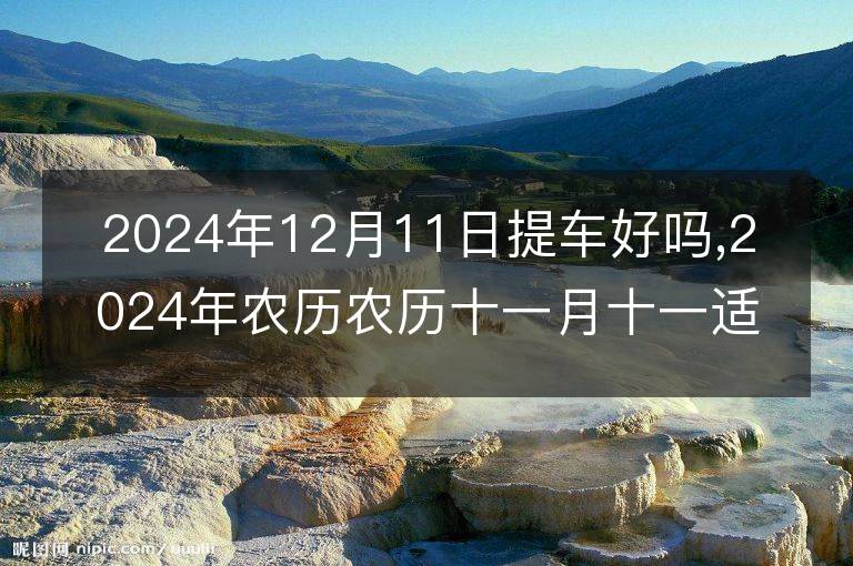 2024年12月11日提车好吗,2024年农历农历十一月十一适合去提新车吗