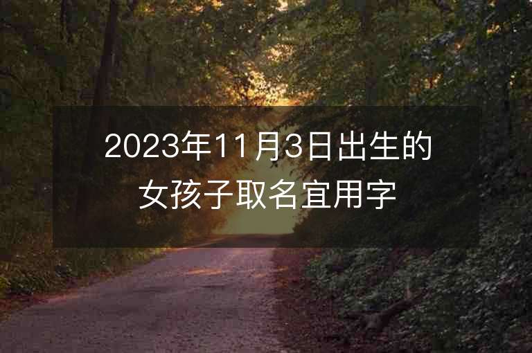 2023年11月3日出生的女孩子取名宜用字温柔大方的属虎年女宝宝取名字推荐