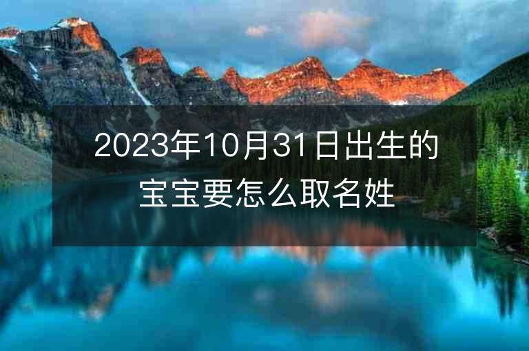 2023年10月31日出生的宝宝要怎么取名姓魏的女孩子来自楚辞的名字推荐