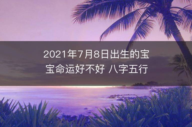 2021年7月8日出生的宝宝命运好不好 八字五行缺什么