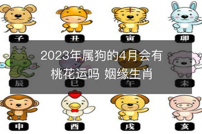 2023年属狗的4月会有桃花运吗 姻缘生肖是谁