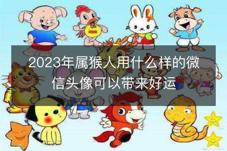 2023年属猴人用什么样的微信头像可以带来好运