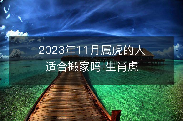 2023年11月属虎的人适合搬家吗 生肖虎11月搬迁好不好