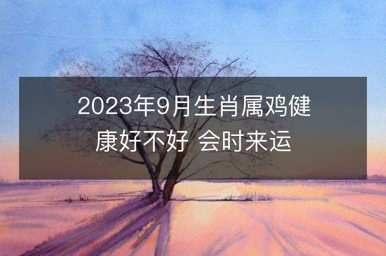 2023年9月生肖属鸡健康好不好 会时来运转吗