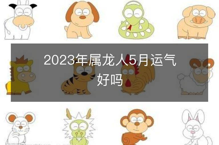 2023年属龙人5月运气好吗