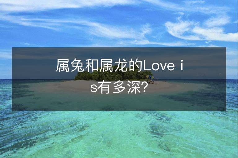 属兔和属龙的Love is有多深？