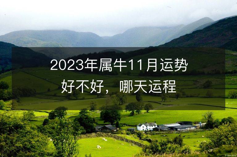 2023年属牛11月运势好不好，哪天运程最佳