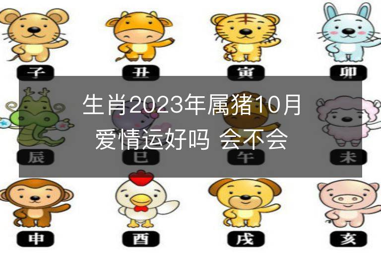 生肖2023年属猪10月爱情运好吗 会不会有第三者出现