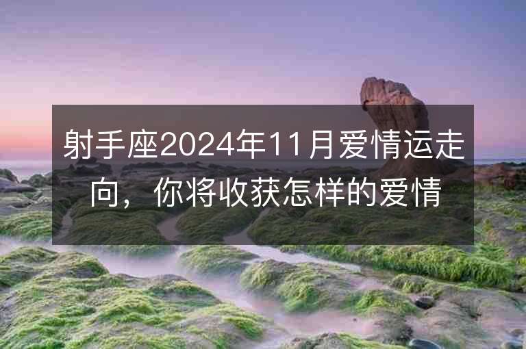 射手座2024年11月爱情运走向，你将收获怎样的爱情