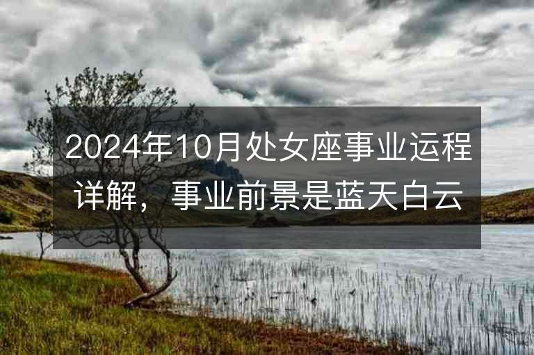 2024年10月处女座事业运程详解，事业前景是蓝天白云还是乌云密布