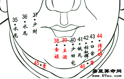 男人面部痣相图解，男性面部痣相图解大全